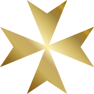 Maltese Cross of HR Motorbike Hearse Service