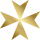 Maltese Cross of HR Motorbike Hearse Service